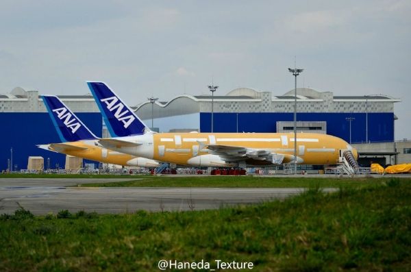 网络惊现全日空尾标A380谍照 网络惊现全日空尾标A380谍照