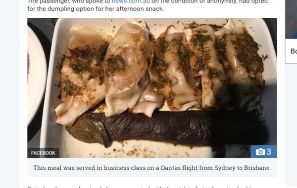 女子在机上吃素食餐,打开后她愣住了……383659_ 女子在机上吃素食餐,打开后她愣住了……