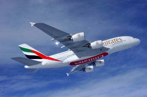 70417-A380 UAE in flight