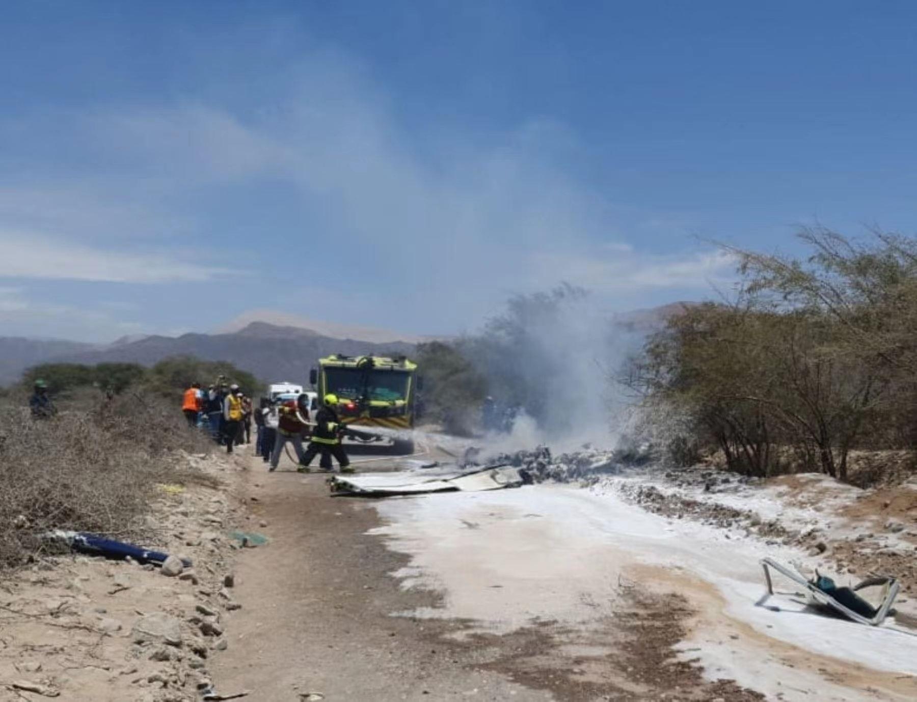 秘鲁一小型飞机坠毁 至少7人遇难578165_ 秘鲁一小型飞机坠毁 至少7人遇难